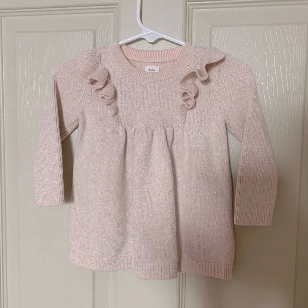 𝅺gap| Long Sleeve Knitted Sweater-Size 12-18 months